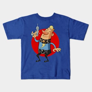 Retro Space Hero Kids T-Shirt